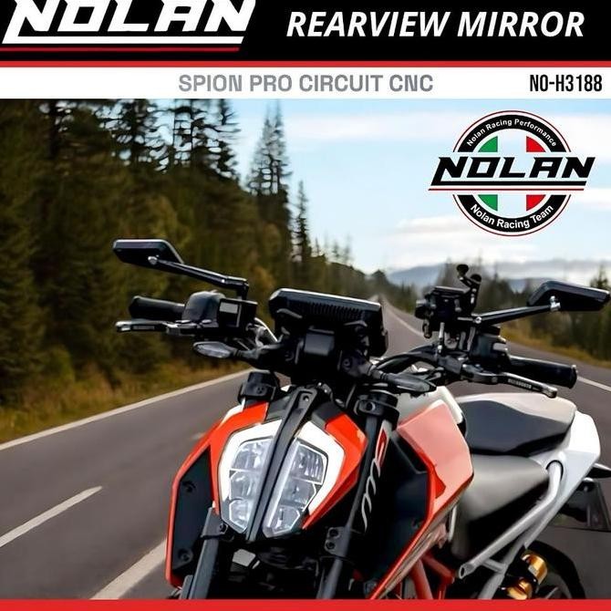 Spion Pro Circuit Nolan Universal Vario Pcx Nmax Beat Mio Vixion Kaca Spion Racing Original