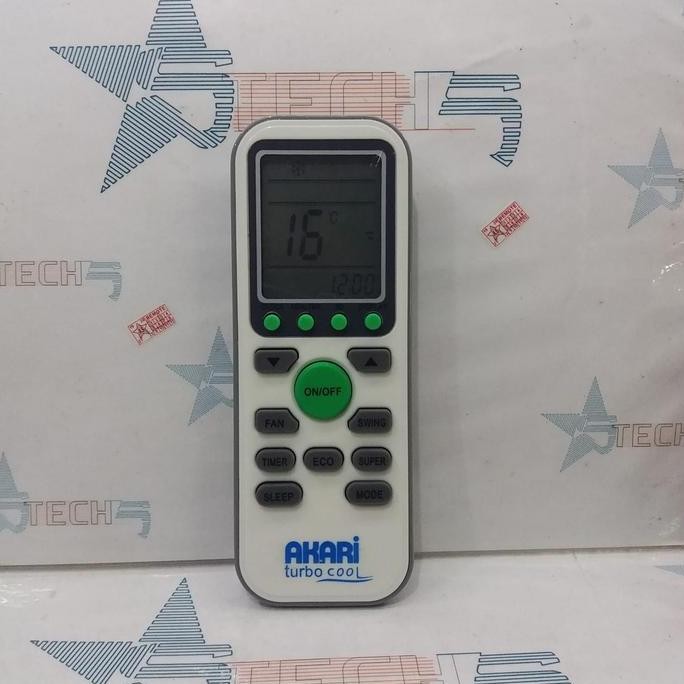 baru remote ac akari turbo cool original asli remote universal ac