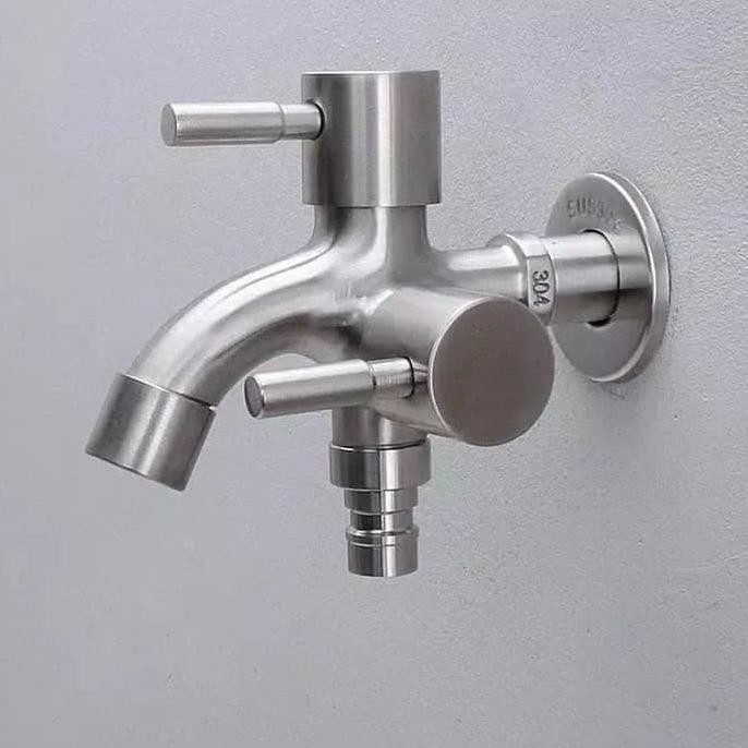 Tersedia Kran Cabang Shower Stainless Model TOTO - Keran Air Kamar Mandi Dua Arah