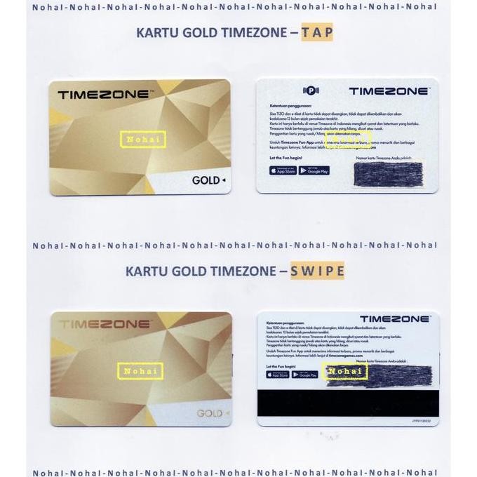 Kartu Timezone Power Card Timezone Gold Card Timezone