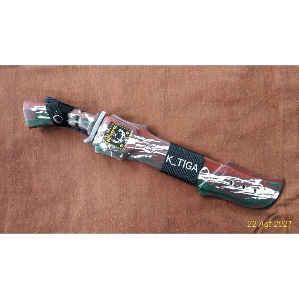 Berkualitas PISAU BERBURU SURVIVAL OUTDOOR HUNTING PANJANG