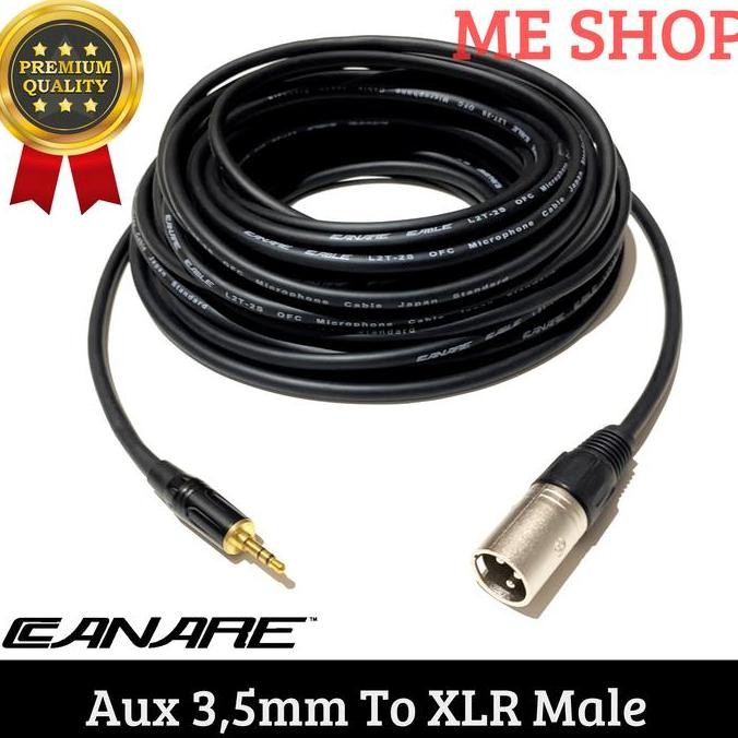 Mini Jack Audio Aux 3.5 Mm To Xlr Male 3Pin 10M Diskon