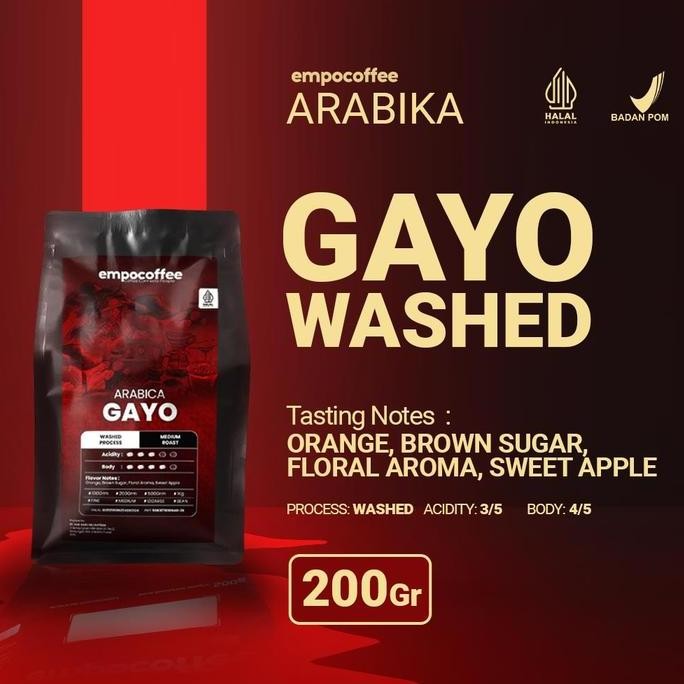 

READY KOPI ARABIKA ACEH GAYO 200GR - SUMATRA COFFEE BEANS ORIGINAL,