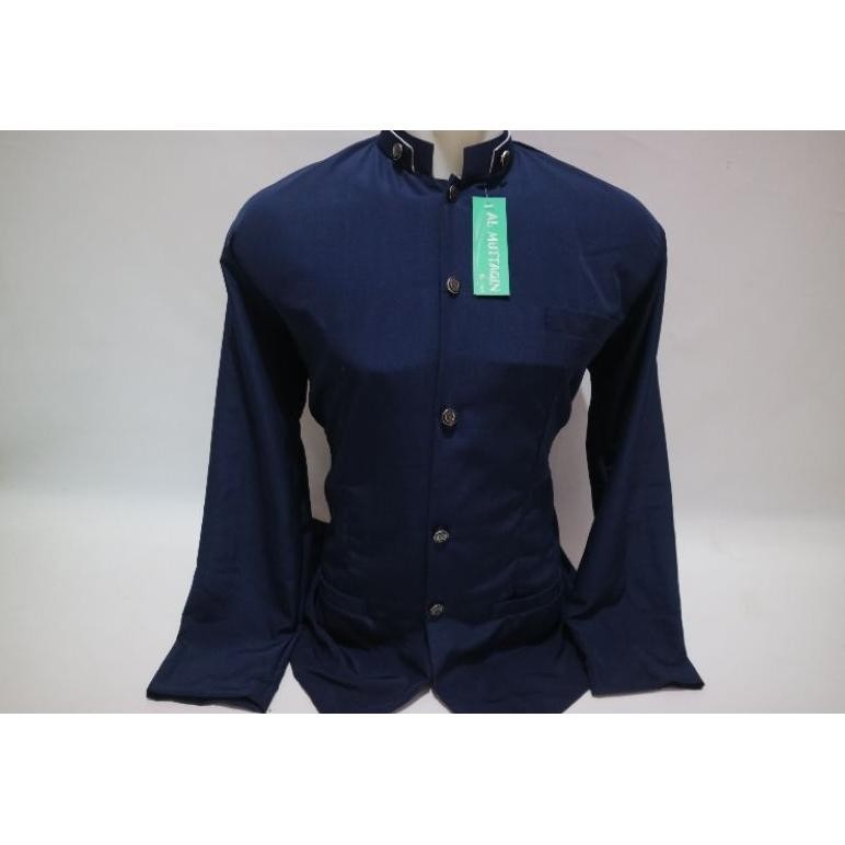 Tu26 Grosir Baju Koko Jasko Jas Koko Polos Muslim Pria Dewasa Lengan Panjang Seragam Hadroh Marawis 