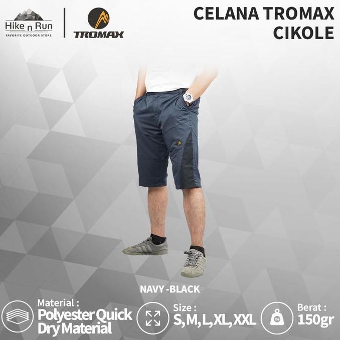Terbaru Celana Pendek Outdoor Serbaguna Tromax Cikole Shorts