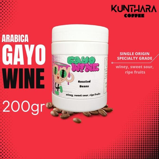 

READY KOPI ARABIKA GAYO WINE 200GR - BIJI KOPI & BUBUK PREMIUM SPECIALTY
