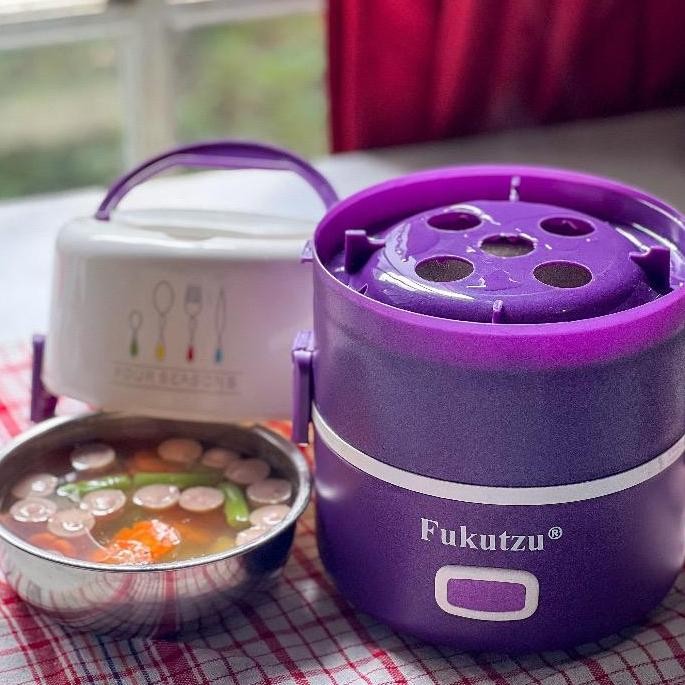 TERBARU PANCI LISTRIK SERBAGUNA ANTI LENGKET | LUNCHBOX ELECTRIC MULTIFUNGSI | MINI COOKER ELECTRIC 