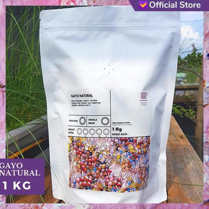 

READY KOPI ARABIKA GAYO NATURAL PROCESS 1KG BIJI & BUBUK PREMIUM