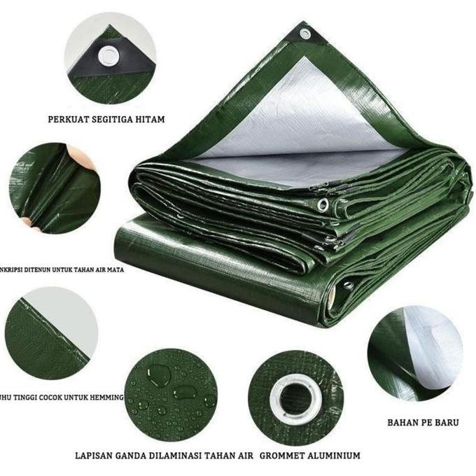Terbaru Terpal Tenda Anti-Uv Serbaguna Top Quality / Uv Terpal/ Terpal Kain Lapis Karet Waterproof T