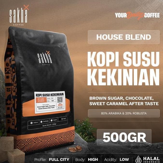 

READY HOUSE BLEND ESPRESSO COFFEE 500G | KOPI SUSU KEKINIAN BIJI & BUBUK