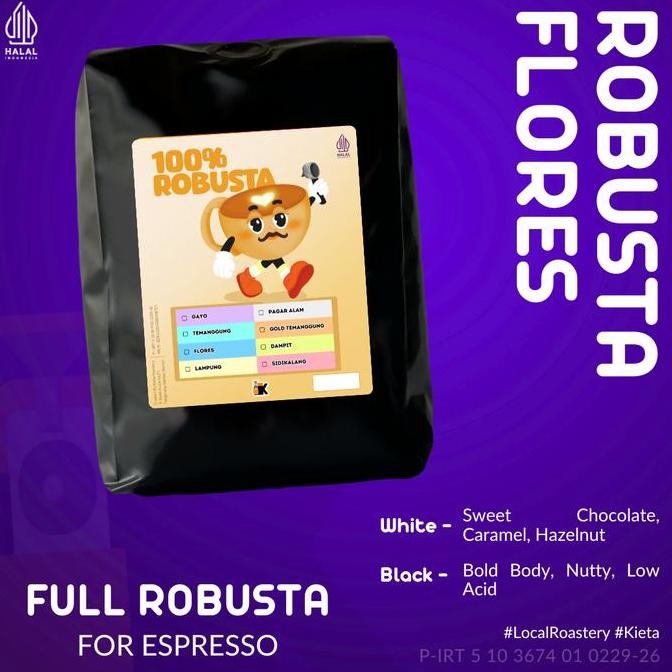 

READY FINE ROBUSTA FLORES MANGGARAI 250GR | BIJI KOPI SPECIALTY BY KIETA COFFEE