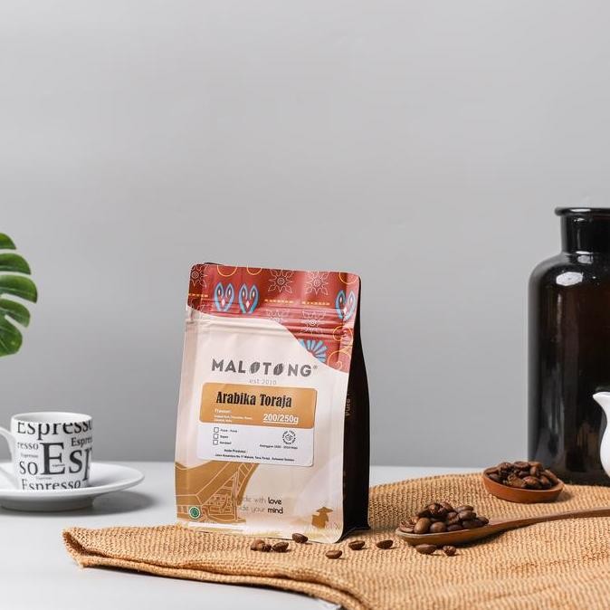 

READY KOPI ARABIKA TORAJA WINE MALOTONG 200GR BUBUK / BIJI SPECIALTY
