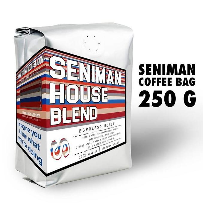 

READY SENIMAN COFFEE BEANS HOUSE BLEND 250GR BIJI KOPI ARABIKA PREMIUM
