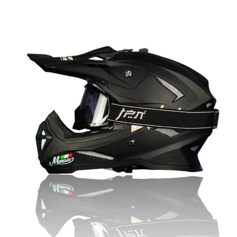 Terlaris Helm Cross Monsa Trail Free Google Sni