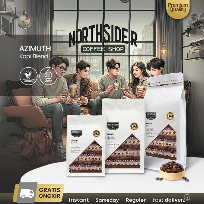 

READY NORTHSIDER KOPI AZIMUTH BLEND - BIJI ARABIKA UNTUK ESPRESSO & COLD BREW