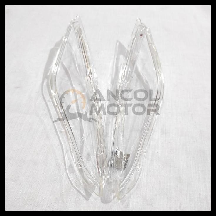 TERMURAH WIN ORIGINAL MIKA SEN DEPAN BEAT KARBU KACA LAMPU SEIN RITING SEPASANG MOTOR 