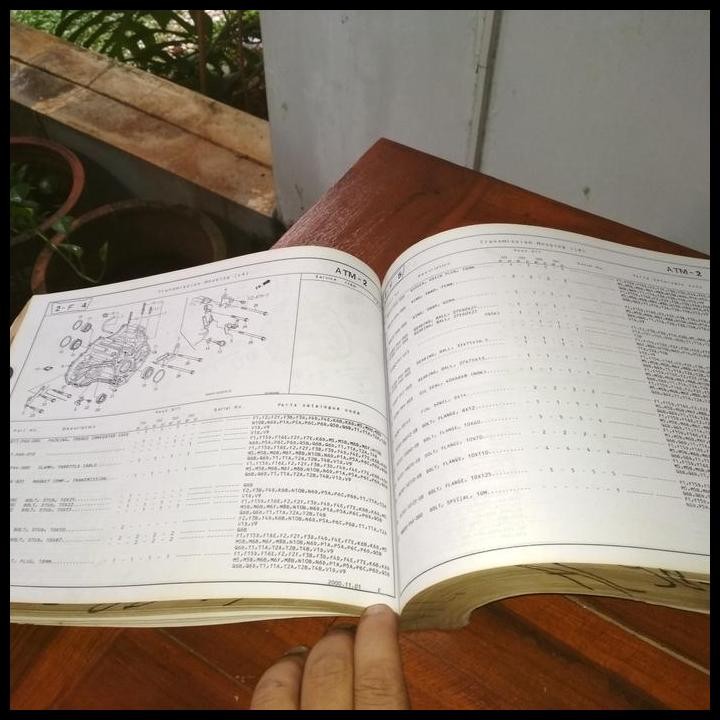 DISKON BUKU KATALOG MOBIL HONDA ACCORD 1998-2001  COPIAN BEKAS PAKAI 