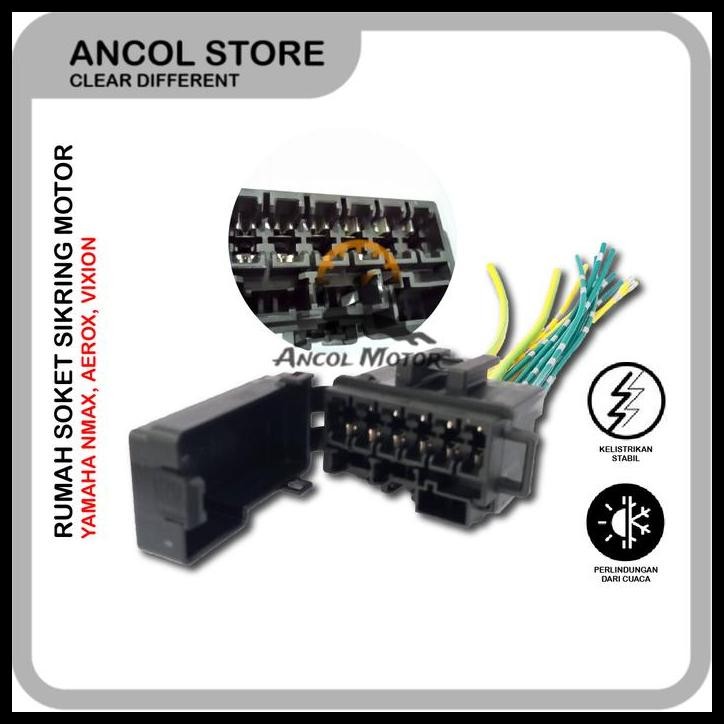 DISKON RUMAH BOX SEKRING SIKRING SET NMAX AEROX VIXION FUSE BOX SOCKET MOTOR 