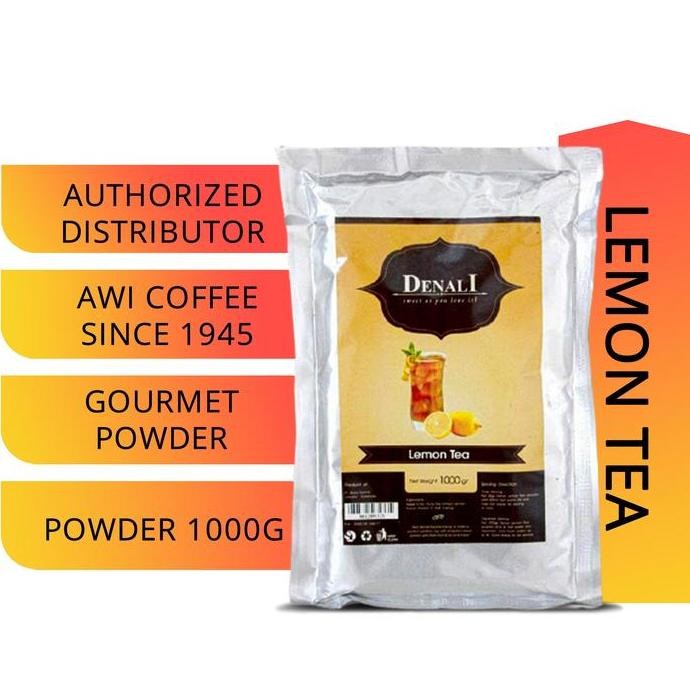 

Original Denali Lemon Tea Powder 1000gr - Bubuk Minuman Rasa Lemon Tea Premium