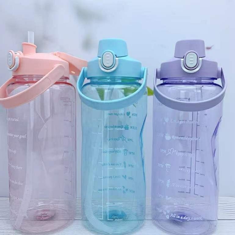 Hot Sale - Botol Minum Bening 2 Liter / Botol Minum Olah Raga / Botol Gemoy Bening 2 Liter