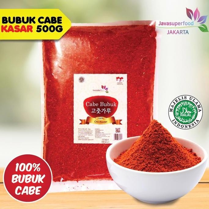 

Original Bubuk Cabe Kasar Korea 500g JAVA SUPER FOOD - Korean Chili Powder Pedas Ori