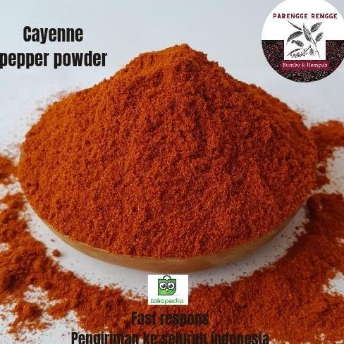 

Original Cayenne Pepper Powder 1kg - Bubuk Cabe Rawit Super Pedas Asli 100%