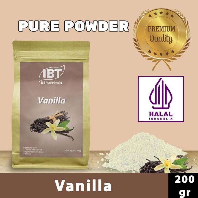 

Original Bubuk Vanilla Murni 200gr - Pure Vanilla Powder Import Kue & Makanan