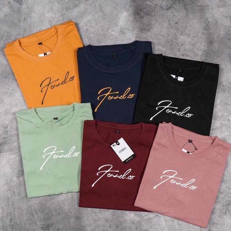 Promo Obral Fennel.Co Motif Kaos Distro Pria Wanita Termurah