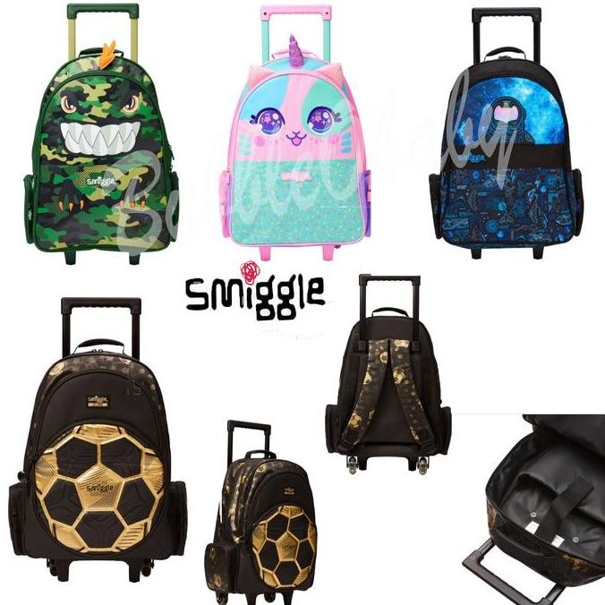 Smiggle Backpack Trolley With Lights Trolley Bag Smiggle Ori Tas Anak Fashion