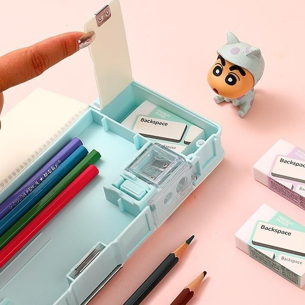 

We69 Diskon Shop - S5945 Kotak Pensil Case Magnet Untuk Anak Tk & Sd / Kotak Pensil Anak Lengkap Dengan Peruncing / Tempat Pensil Karakter We69