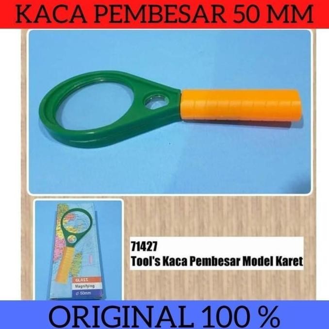 

Kaca Pembesar 50Mm Loupe Magnifying Glass Magnifier Model Karet