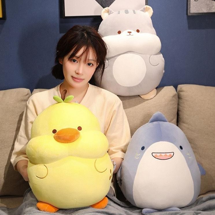 Kk Balmut 3In1 B076 Boneka Bantal Selimut Hamster Shark Little Du Lucu Dan Lembut