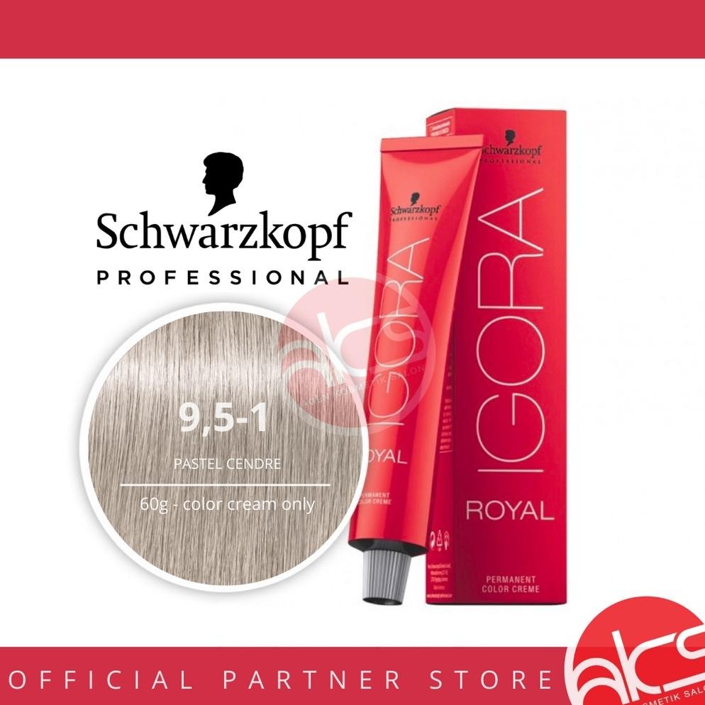 Ready Schwarzkopf Professional CAT RAMBUT - IGORA ROYAL Hair Color 60g - PASTELS [9,5-1]