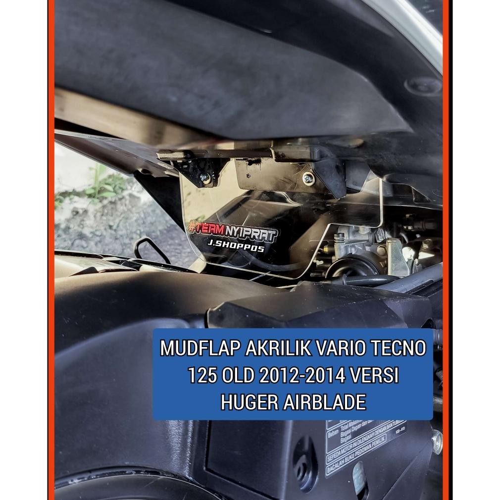 Original Mudflap Akrilik Vario 125/150 2015-2023 Yang Pakai Huger Dan Non Huger Sale