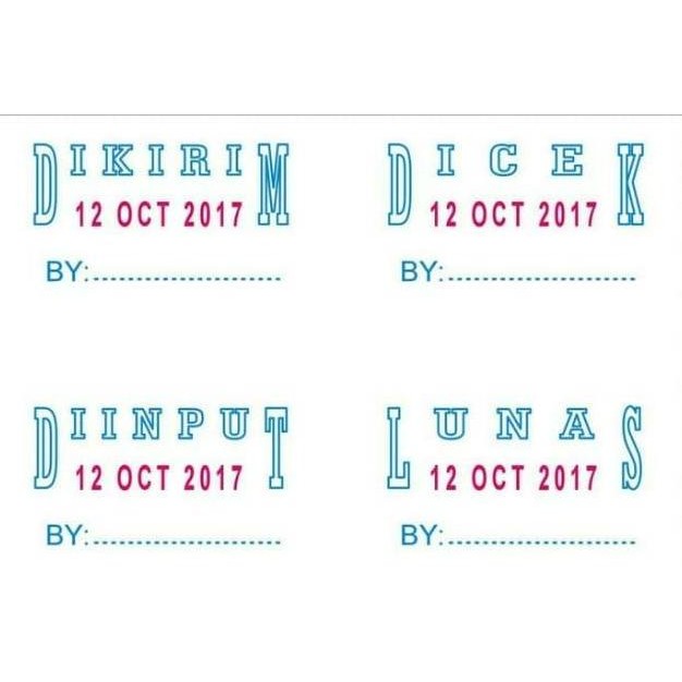 

Stempel PAID, LUNAS, RECEIVED dengan Tanggal Shiny S401 S402 S401D S-401, S-401D, S-402 RB3