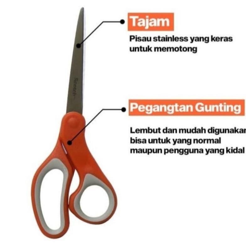 

3M scotch gunting serbaguna 8inch 1428 RB3