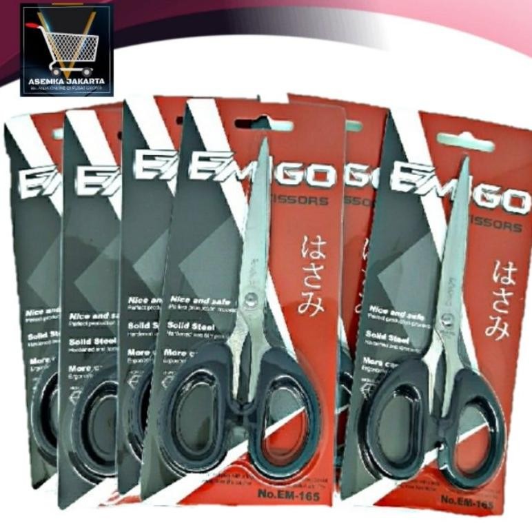 

[AJ] Gunting kertas Emigo (6pcs) BESAR sedang kecil RB3