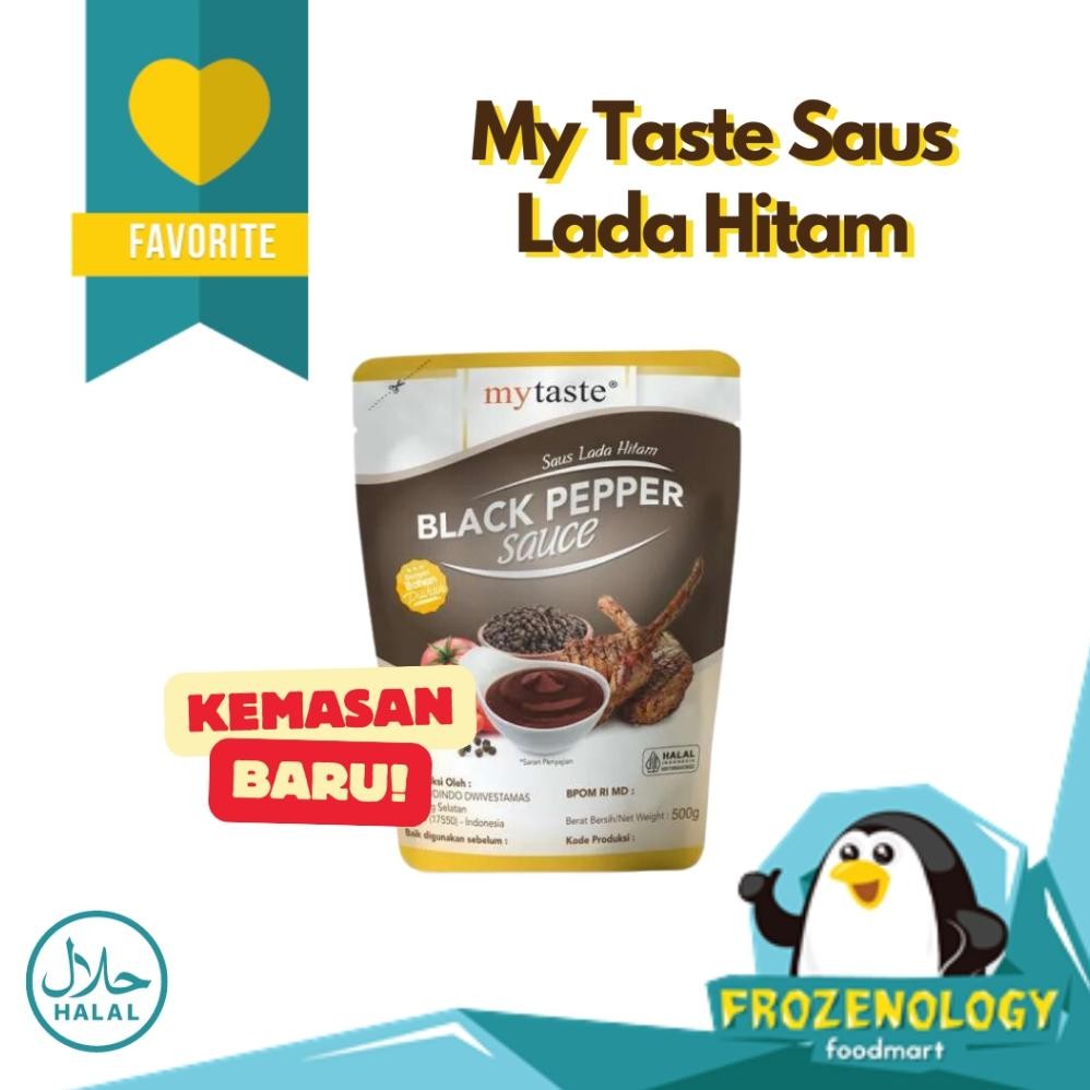 

Saus Lada Hitam Blackpepper Sauce My Taste 500 gr Best Seller ! g gram Nugi