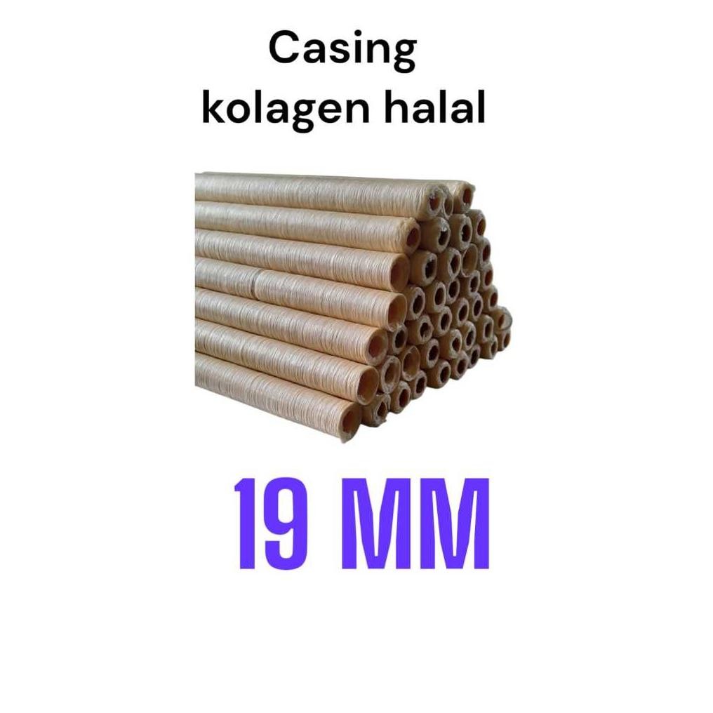 

19MM CASING SOSIS KOLAGEN / COLLAGEN CASING EDIBLE CASING HALAL Nugi