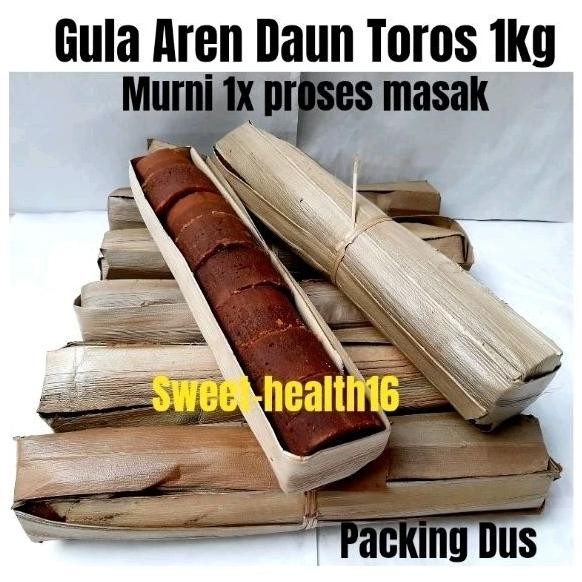 

Gula Aren Daun Toros Murni Aren Khas Cianjur 1kg Nugi