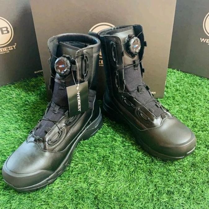 Sepatu PDL Diablo FULL KULIT Tali Putar Boa WEBEST