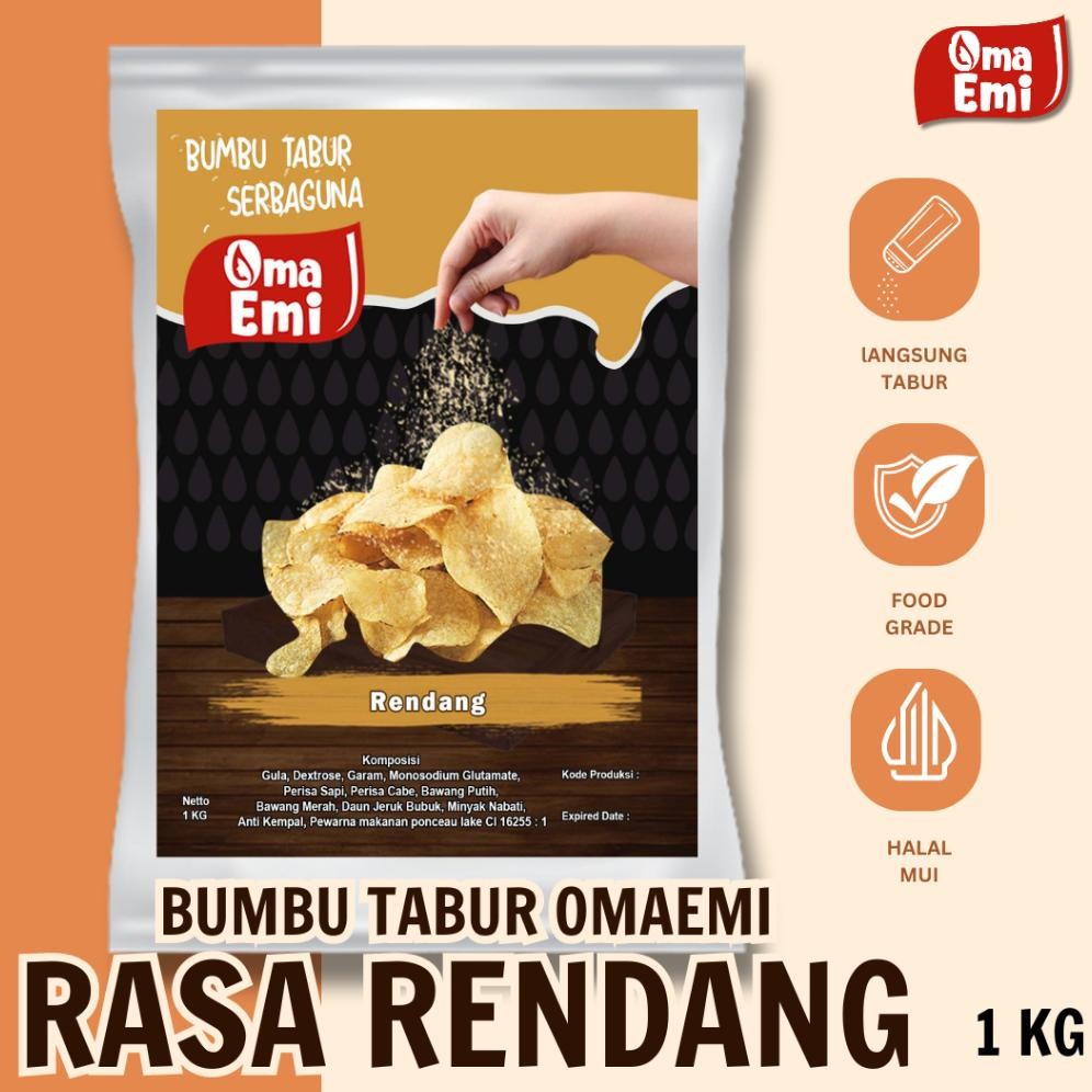 

BUMBU TABUR RENDANG 1 KG Nugi