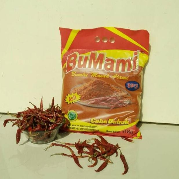

1 Kg SP3 Halus, Cabe Bubuk BuMami Nugi