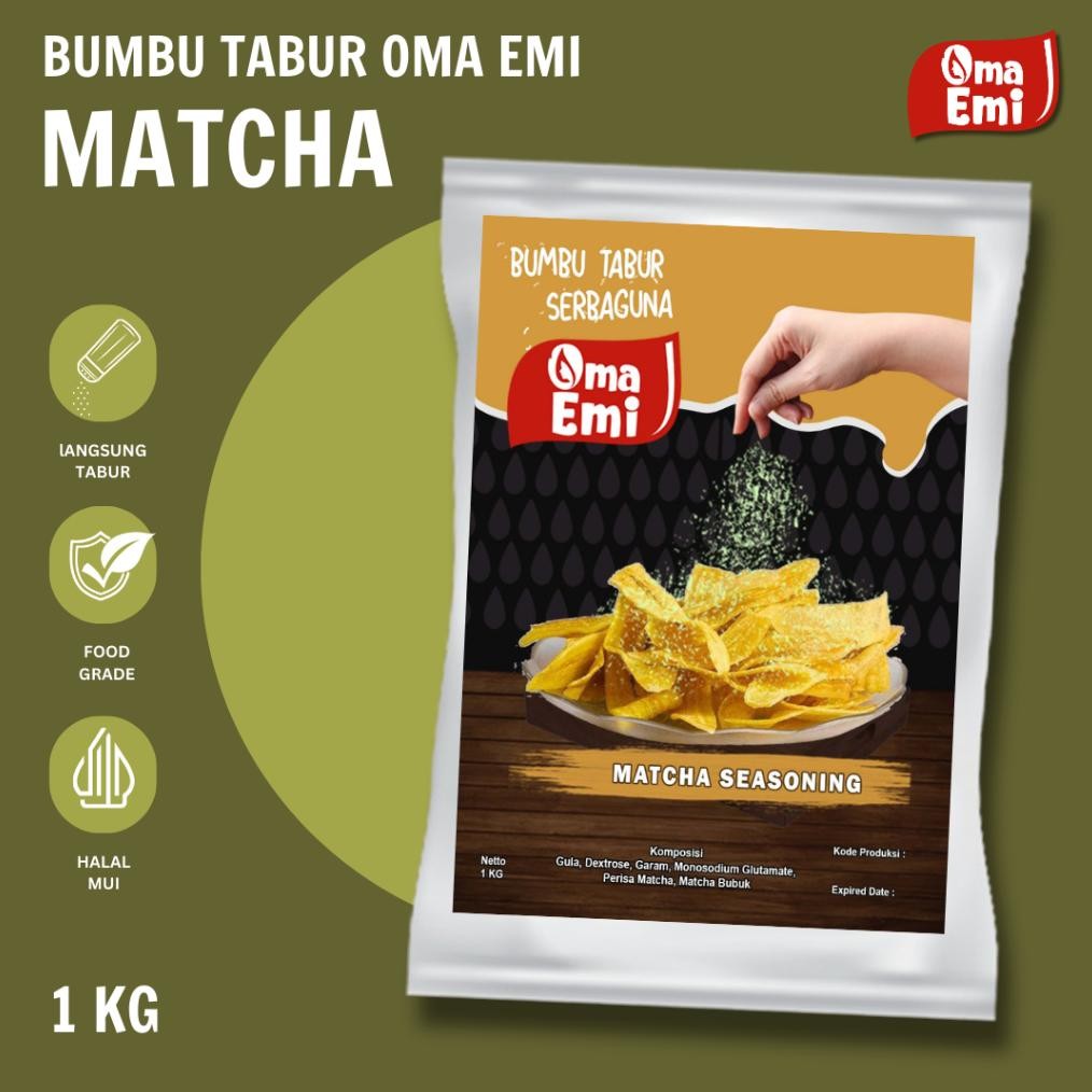 

BUMBU TABUR MATCHA / MATCHA SEASONING 1 KG Nugi