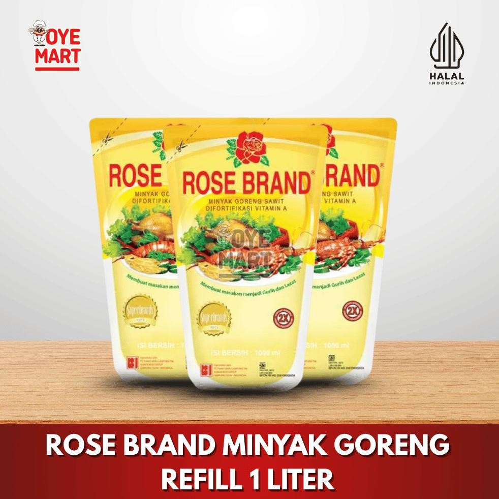 

Rose Brand Minyak Goreng Reffil 1 Liter Nugi