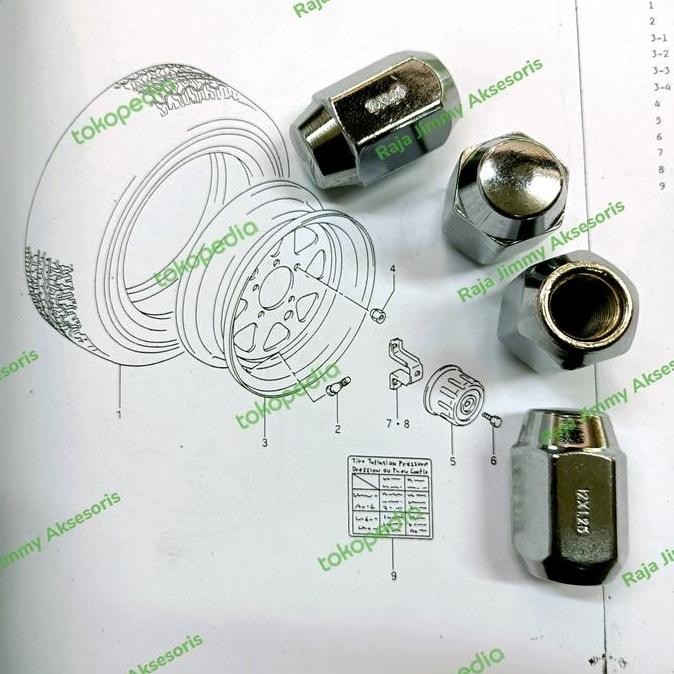 Mur Baut Roda Racing Suzuki Jimny Katana/Caribian/Sierra/Samurai FORSALE