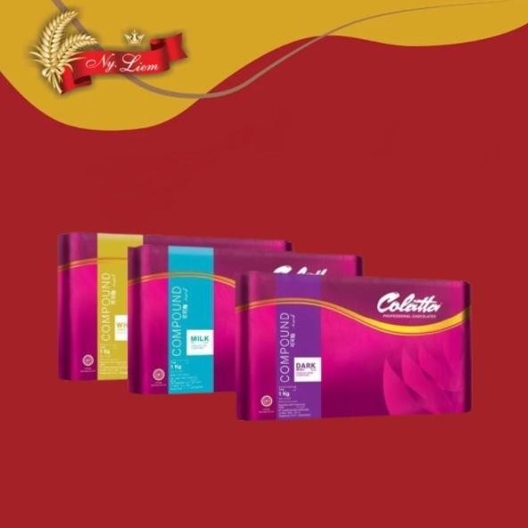 

ColatTA Chocolate Compound / Dark : Milk : White 1 Kg Nugi