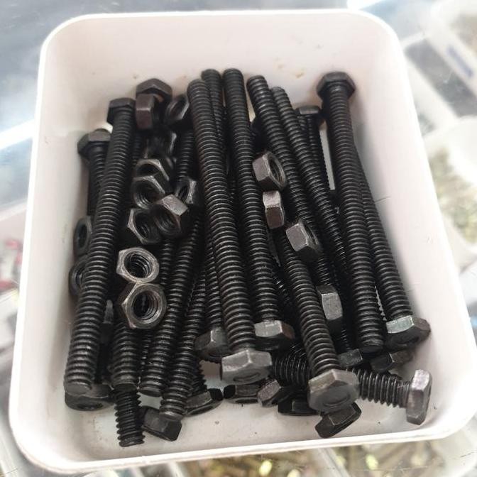 BAUT 10 DRAT KASAR FULL DRAT PANJANG 7,5 CM HARGA SPESIAL