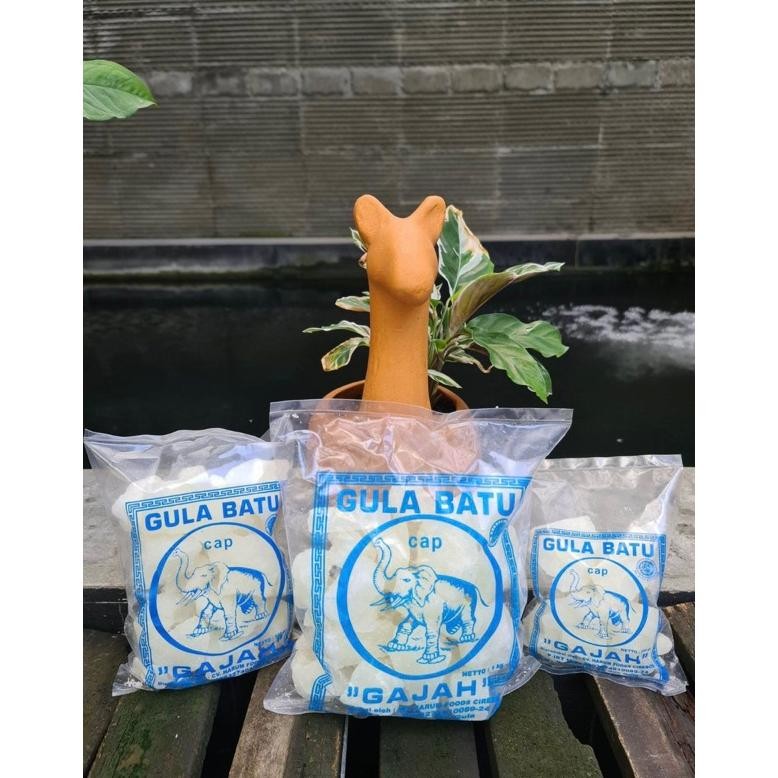 

Gula Batu Putih Halal Cap Gajah Bisa Dikemas Dalam 3 Varian Kemasan (250gr, 500gr, 1000gr) Nugi