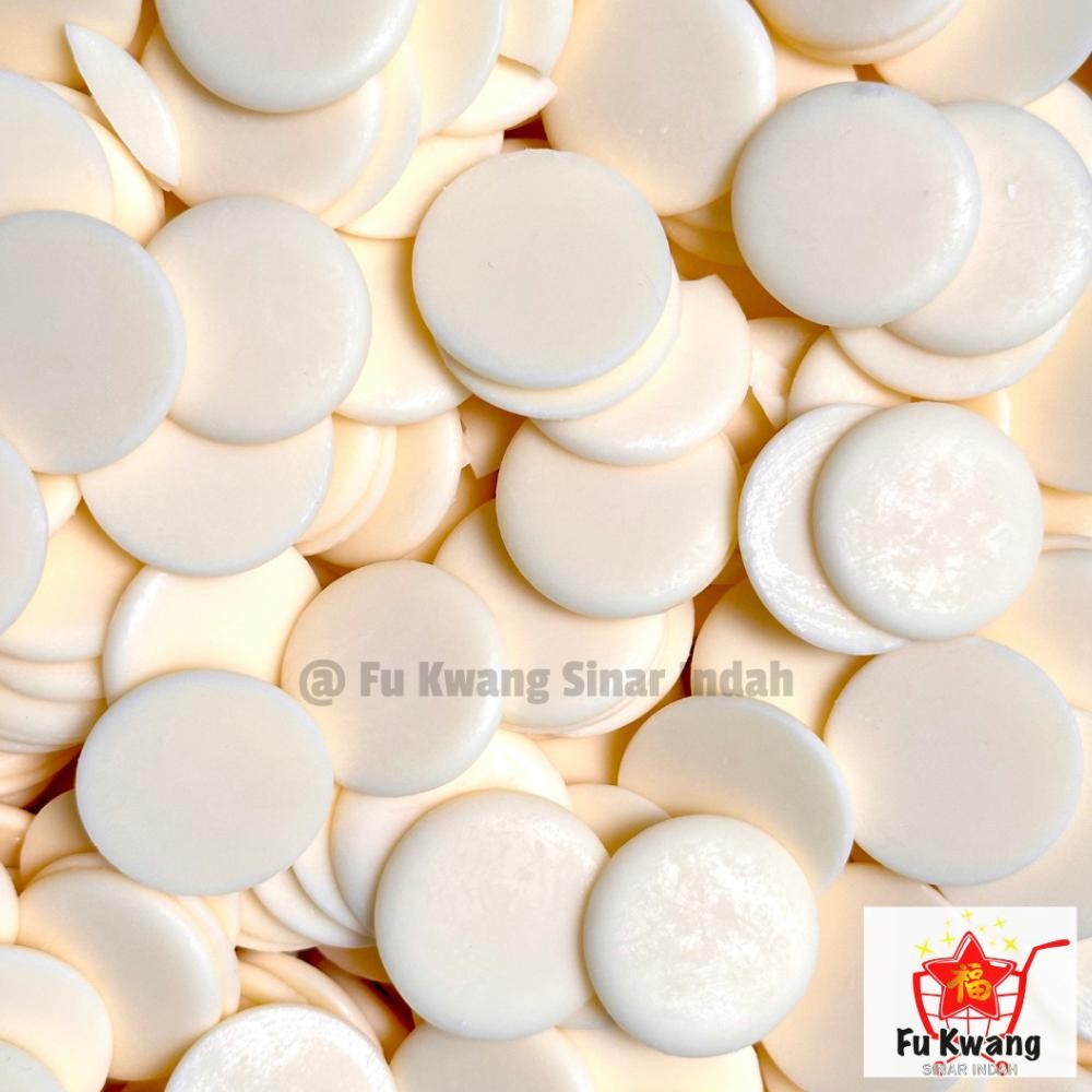 

Van Houten White Compound Coin / Cokelat Putih Coin 250 gram Nugi